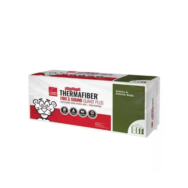 Owens Corning Thermafiber Fire and Sound Guard Plus R10 2.5”x24”x48 ...